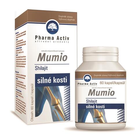 Pharma Activ Shilajit mumio – výživový doplnok 60 kapsúl