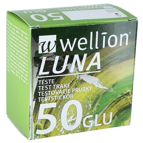 Testovacie prúžky  Wellion Luna Glu, 50 ks