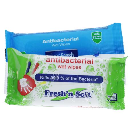 Antibakteriálne utierky – 15 ks