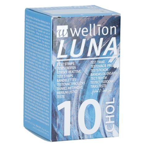 Wellion LUNA CHOL na meranie cholesterolu, 10 ks