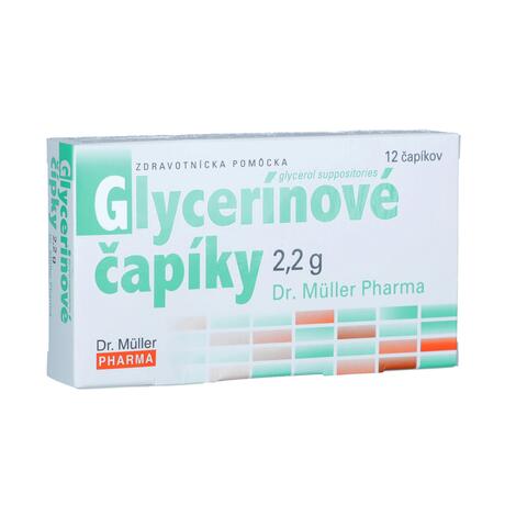 Dr. Müller Glycerínové čípky, 12 x 2,2 g