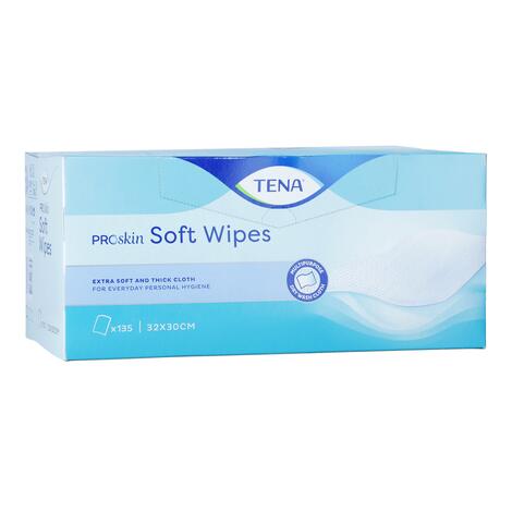 Jemné utierky TENA Soft Wipes, 135 ks
