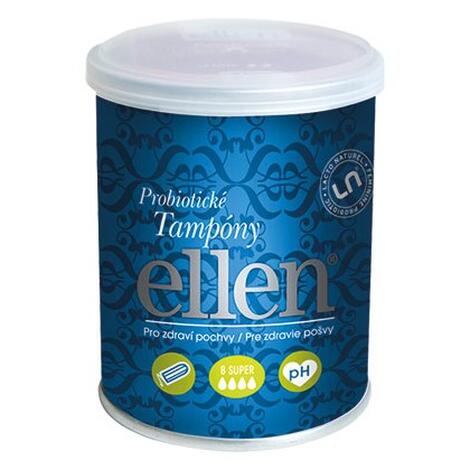 Probiotické tampóny ELLEN Super 8 ks
