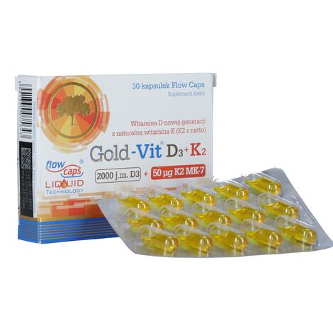 Gold-Vit D3 + K2, 30 kapsúl