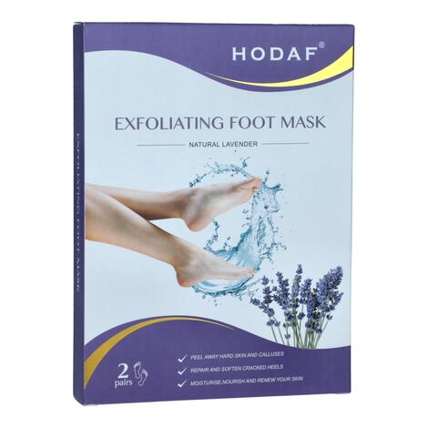Exfoliačné ponožky na zrohovatenú kožu, 4 ks – VÝPREDAJ, EXSPIRÁCIA 19.5.2025