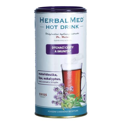 Herbalmed Hot Drink Dr. Weiss – dýchacie cesty a imunita, 180 g