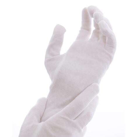 Bavlnené rukavice biele, 1 pár