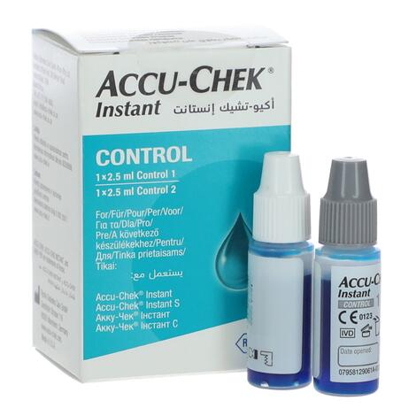 Kontrolný roztok Accu-Chek Instant Control, 2x 2,5 ml