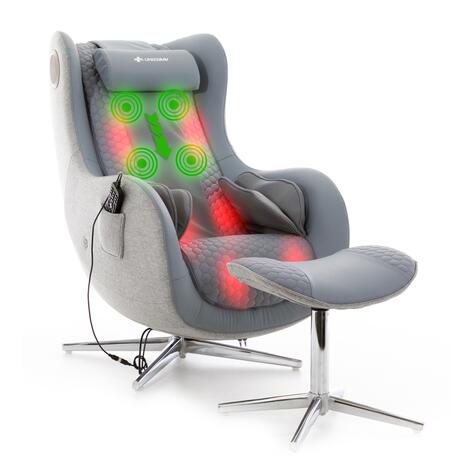 Elektrické masážne kreslo Zafír Relax, antracitové