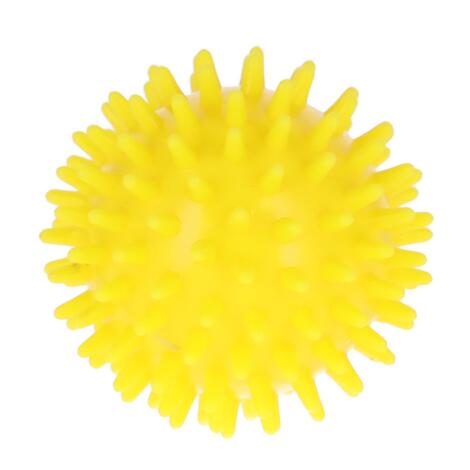 Masážny ježko, žltý 7 cm