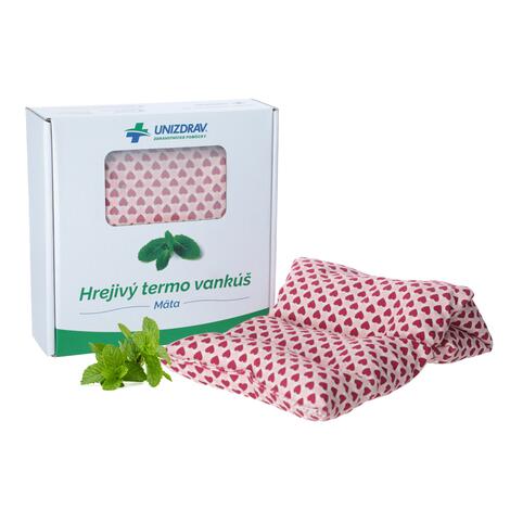 Hrejivý termo vankúš UNIZDRAV Mäta Srdcia - POŠKODENÝ PÔVODNÝ OBAL