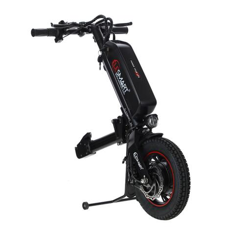 Elesmart A6 Elektrický prídavný pohon na invalidné vozíky - ŠKRABANEC A V ZLOŽENOM STAVE