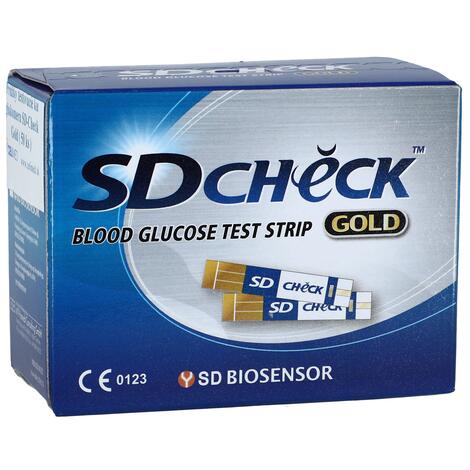Testovacie prúžky SD Check Gold, 50ks