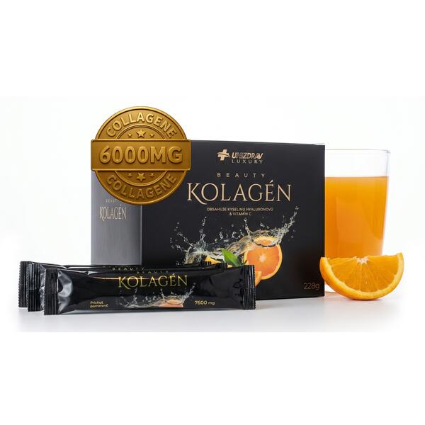 Morský kolagén 6000 mg v prášku UNIZDRAV Luxury, 30 vrecúšok