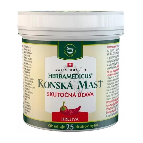 SwissMedicus Hrejivá konská masť, 500 ml