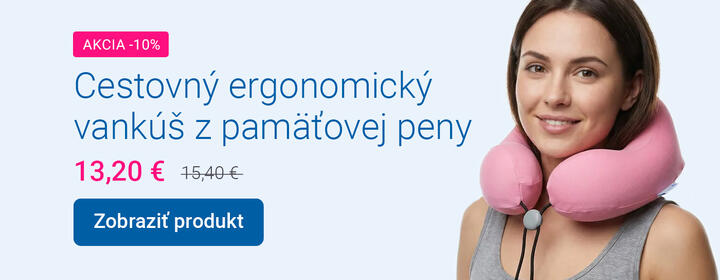 Cestovný ergo vankúš