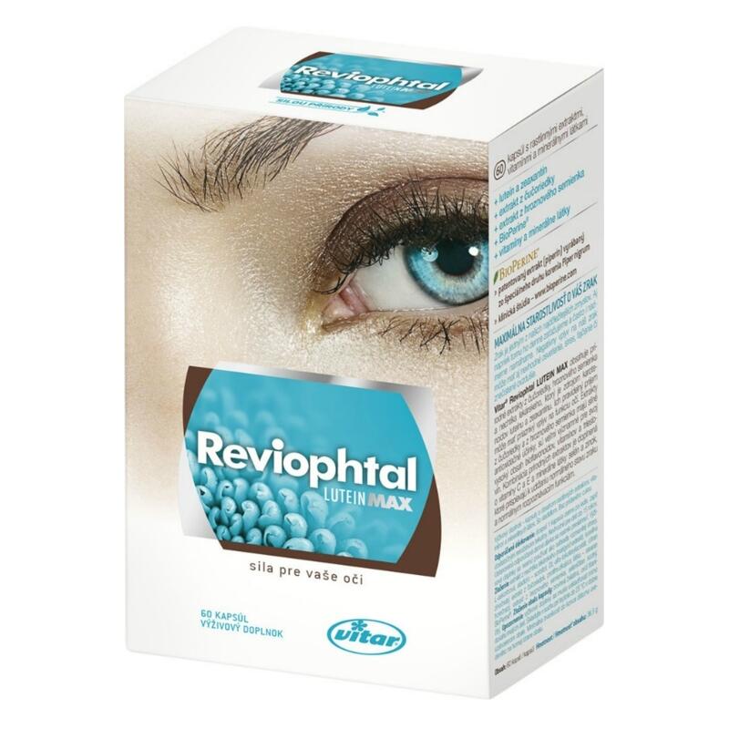 Reviophtal Lutein max, 60 kapsúl
