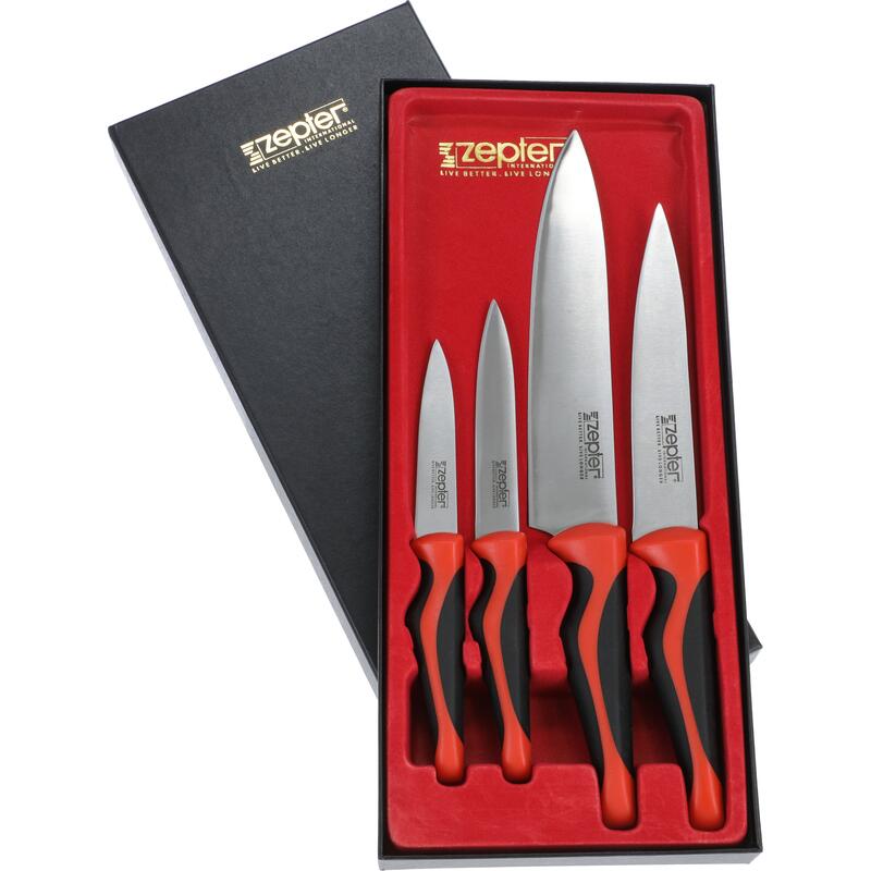 Kuchynské nože z chirurgickej ocele ZEPTER, 4 ks