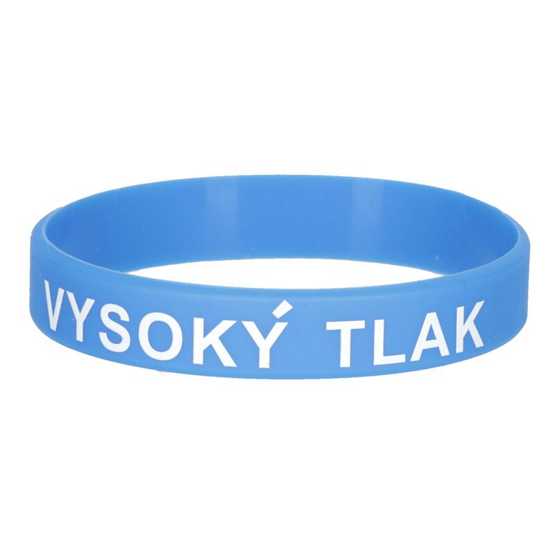 Silikónový náramok záchrany – Vysoký krvný tlak/hypertenzia