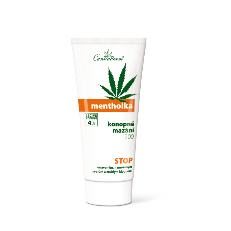 Mentholka konopné mazanie 200 ml
