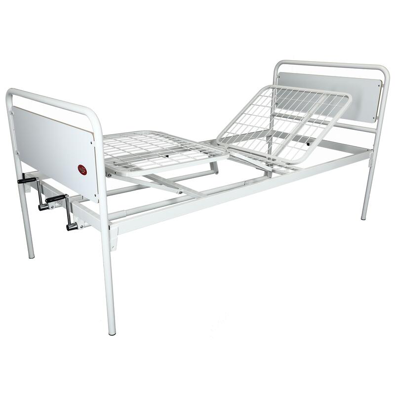 Polohovacia posteľ mechanická - štvordielna