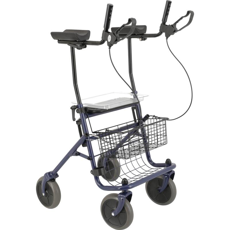 Pojazdné chodítko s predĺženými lakťovými opierkami