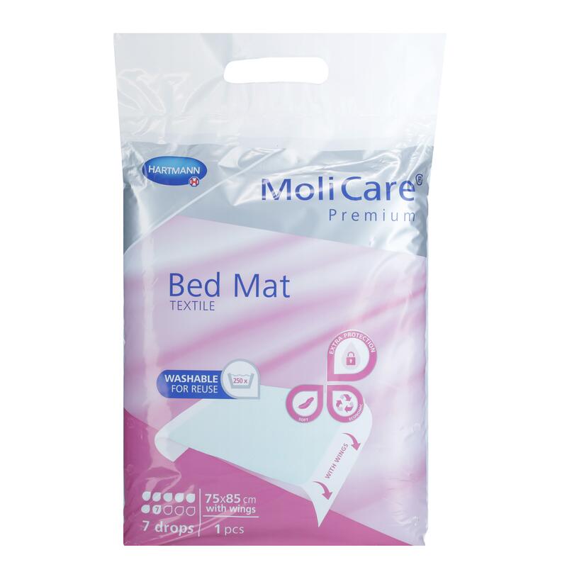 Prateľná podložka MoliCare Bed Mat so záložkou, 75 x 85 cm