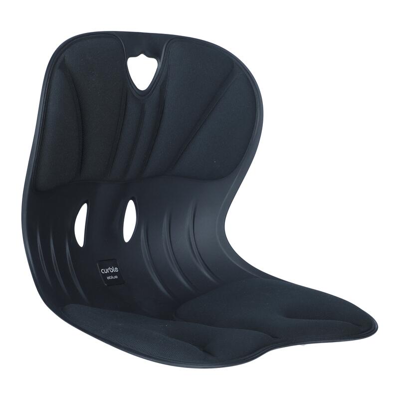 Ergonomická opierka na správne držanie tela Curble Chair Wider, čierna