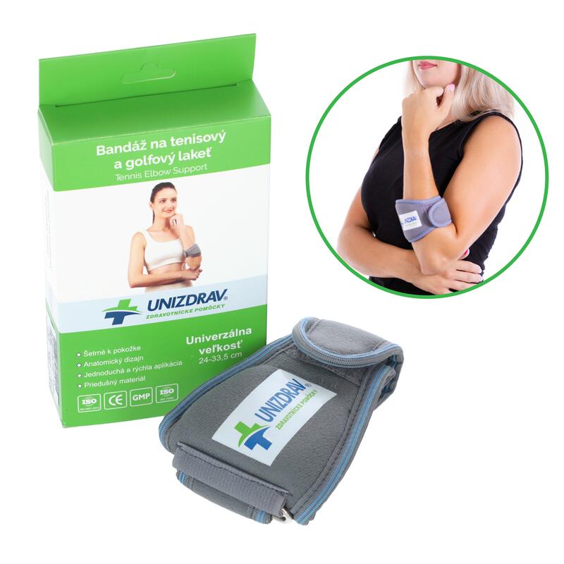 Bandáž na tenisový a golfový lakeť UNIZDRAV