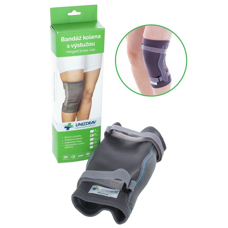 Kolenná bandáž s výstužou UNIZDRAV