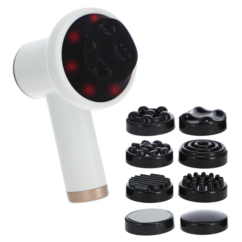 Masážny prístroj 8v1 s LCD displejom