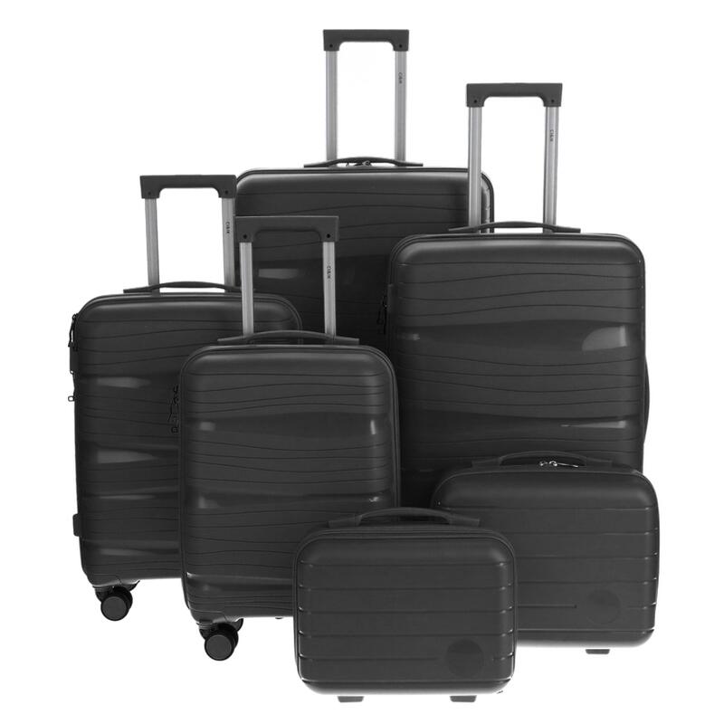 Cestovný kufor, čierny