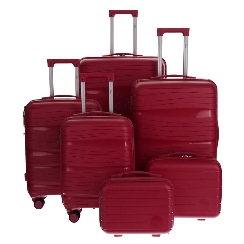 Cestovný kufor, bordový