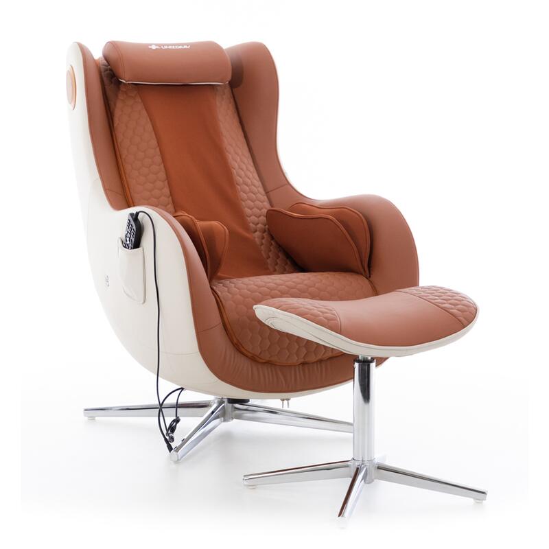 Elektrické masážne kreslo Zafír Relax, tehlové