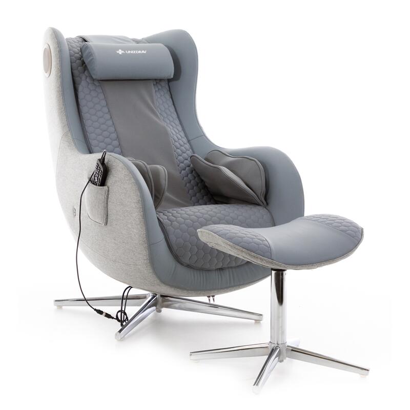 Elektrické masážne kreslo Zafír Relax, antracitové - MIERNE ŠKVRNY