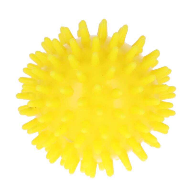 Masážny ježko, žltý 7 cm
