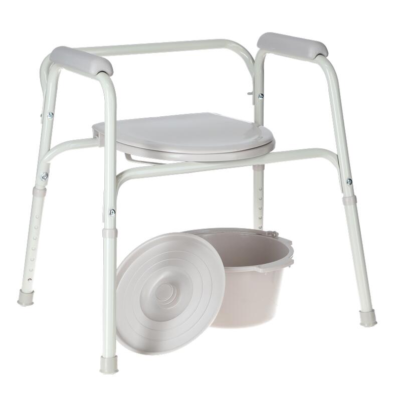 Toaletné kreslo nepojazdné UNIZDRAV - ŠKRABANCE NA KONŠTRUKCIÍ