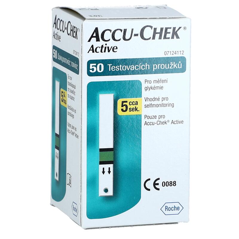 Testovacie prúžky  Accu-Chek Active, 50 ks