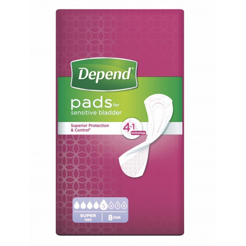 Depend Super, 8 ks