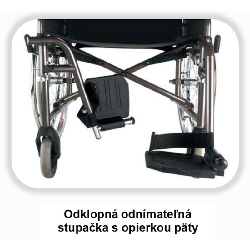 Mechanický Invalidný vozík skladací  S-ECO 2