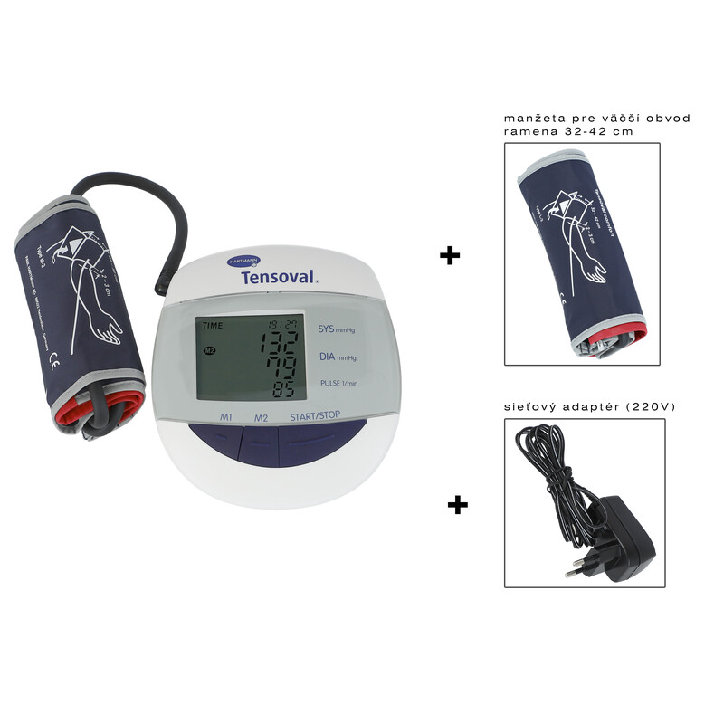 Tlakomer Tensoval comfort + adaptér + 2 manžety ZADARMO