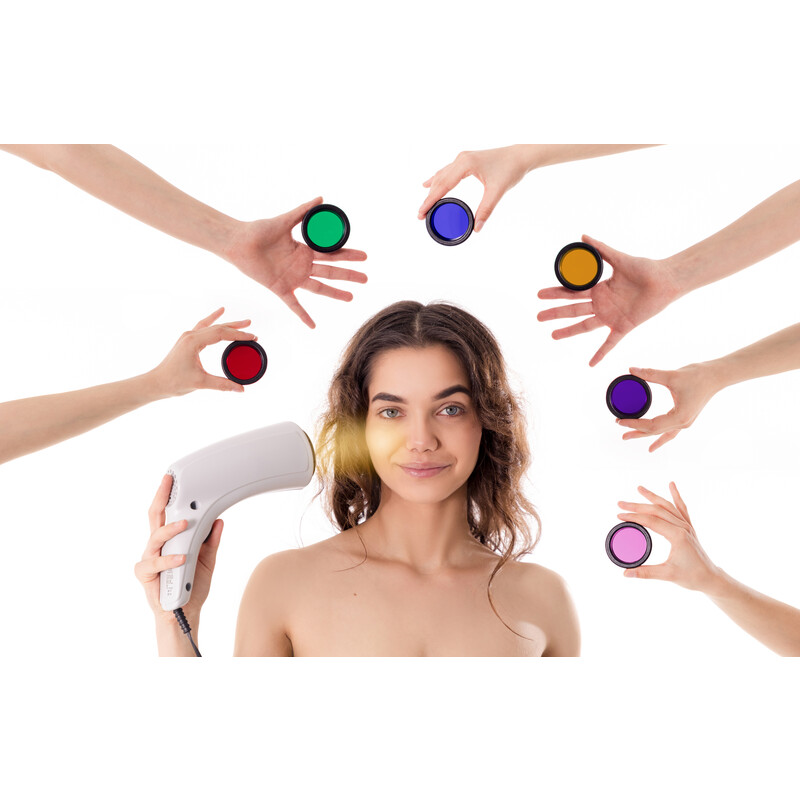 Biolampa MediLight + farebná terapia + stojan k biolampe (zvýhodnený set)