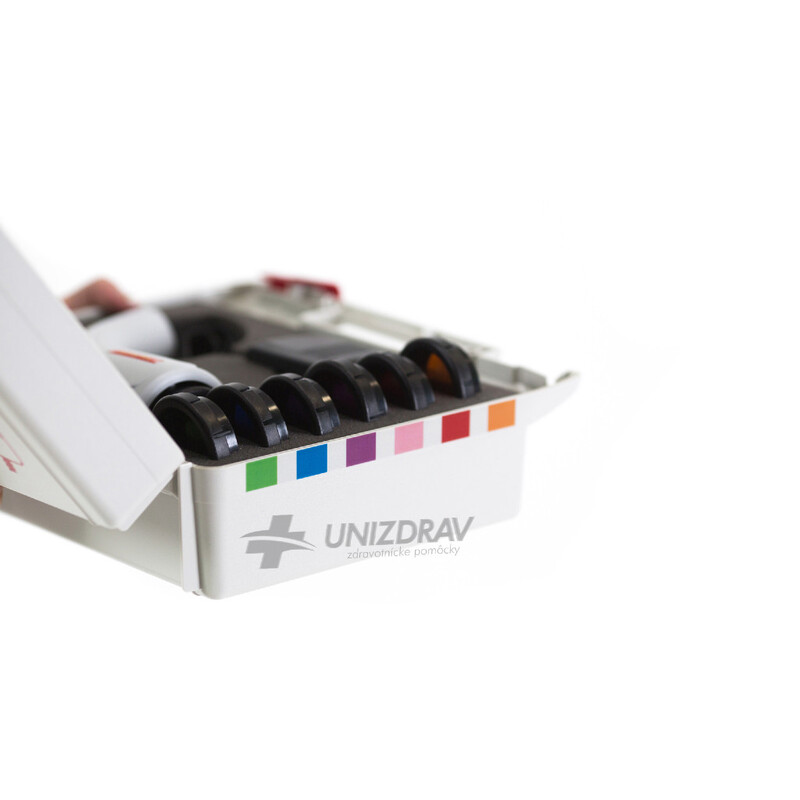 Biolampa MediLight + farebná terapia + stojan k biolampe (zvýhodnený set)