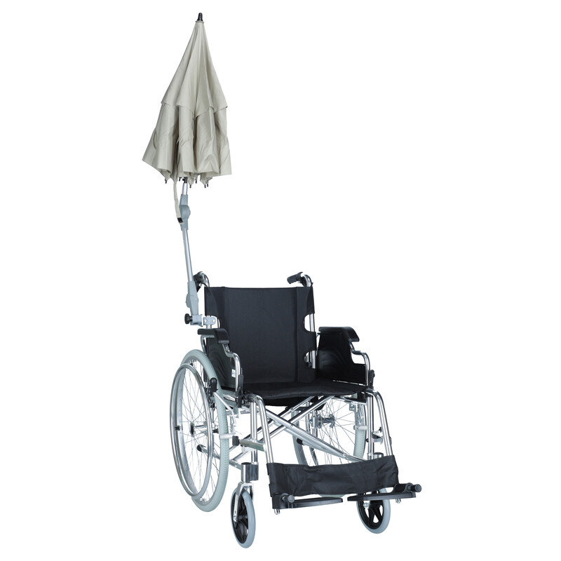 Dáždnik k vozíku, sivý