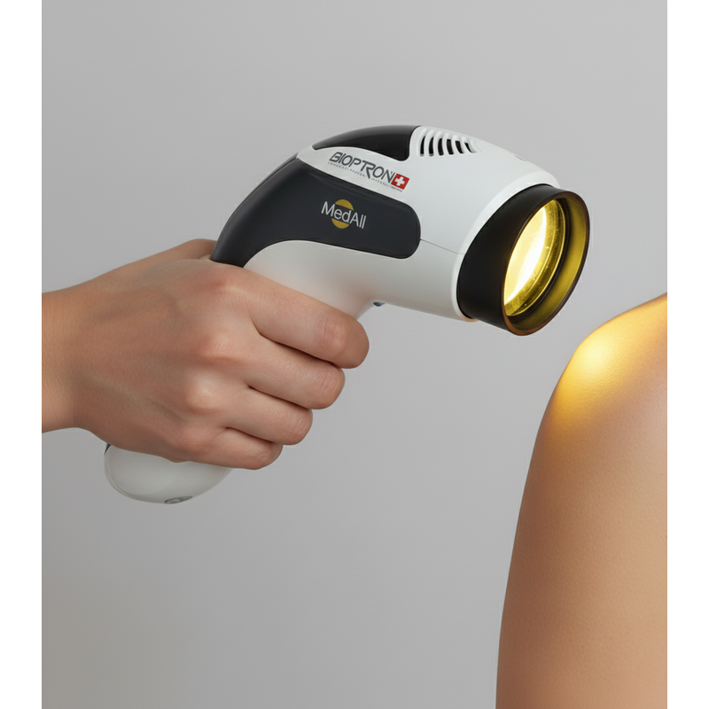 Biolampa Bioptron MedAll + farebná terapia + stojan + Oxy sprej