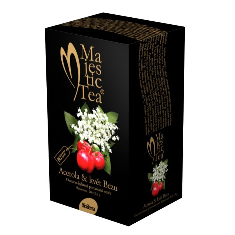 Biogena Majestic Tea Acerola a kvet Bezu 20x2,5g