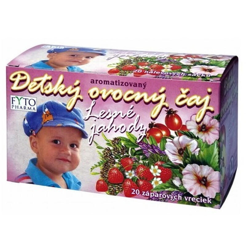 Detský ovocný čaj – lesné jahody