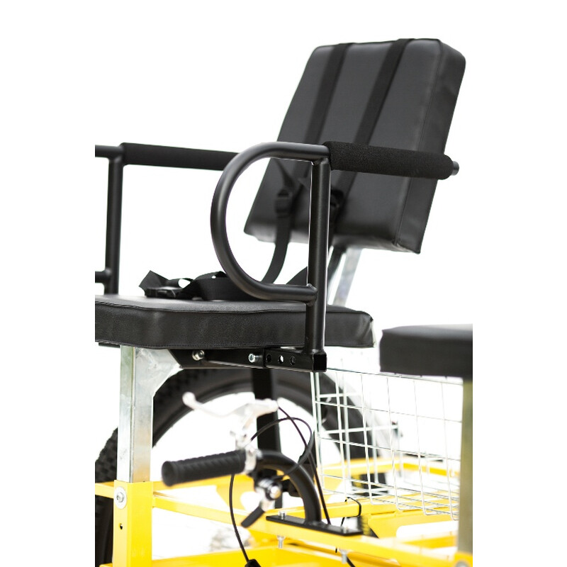 Špeciálny rehabilitačný bicykel pre dvoch