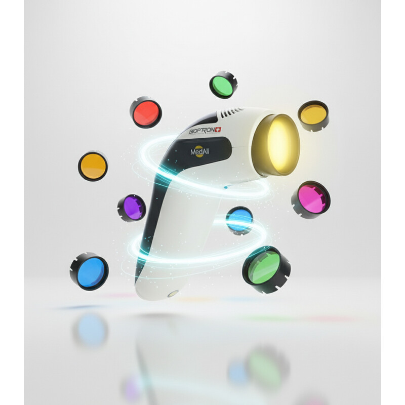 Biolampa Bioptron MedAll + Oxy sprej + farebná terapia
