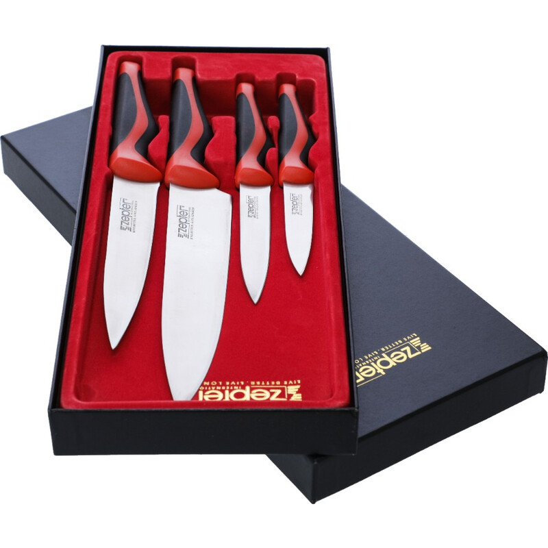 Kuchynské nože z chirurgickej ocele ZEPTER, 4 ks